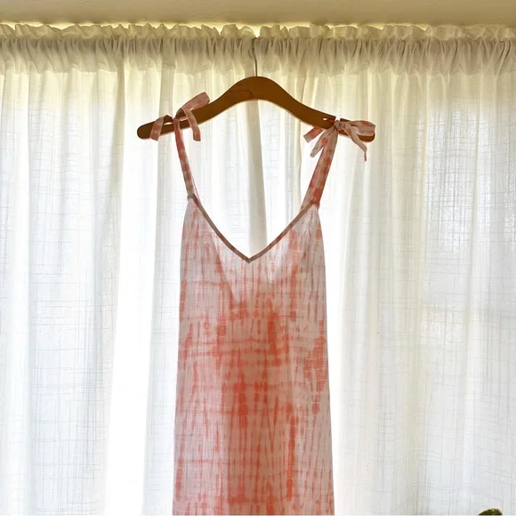 NW/OT Beachy tie-dye swim cover-up maxi - Picture 5 of 7